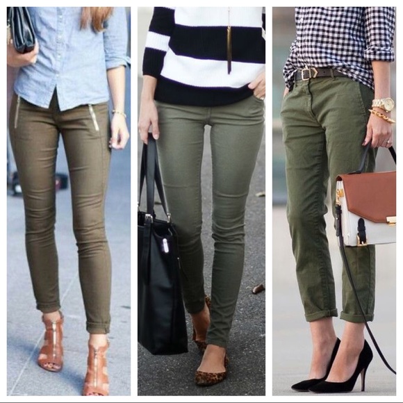 Banana Republic Pants - Banana Republic Olive Skinny Pants